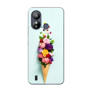 Чохли з тематикою "КВІТИ" на ZTE Blade L220 (Квітка-морозиво)