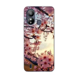 Чехол с принтом САКУРЫ на ZTE Blade L220 (Цветущая сакура)