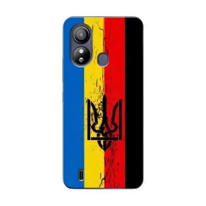 Чехлы УПА (Красно-Чёрный) на ZTE Blade L220 (Флаг УПА)