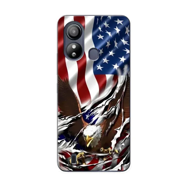 Чехол с рисунком «Флаг USA» для ZTE Blade L220 Чехол с рисунком «Флаг USA» для ZTE Blade L220