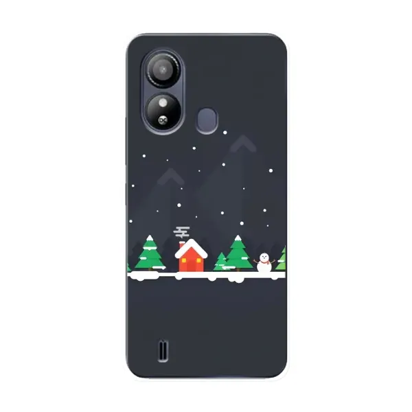 Чехол с рисунком «Город зимний» для ZTE Blade L220 Чехол с рисунком «Город зимний» для ZTE Blade L220