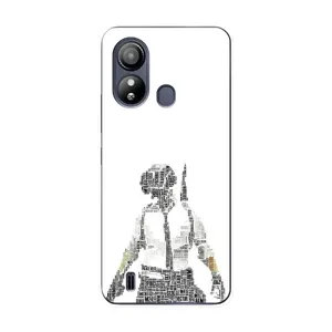 Силиконовый чехол с картинкой "Герой Pubg" на ZTE Blade L220 (Из букв)