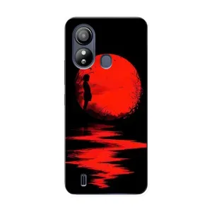 Летний Чехол на ZTE Blade L220 (Красный Закат)