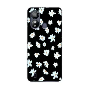 Чехол с ромашками на ZTE Blade L220 (Маленькие ромашки)
