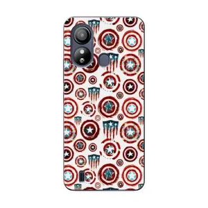Чехол с Щитом Капитана Америки на ZTE Blade L220 (Марвел щиты)