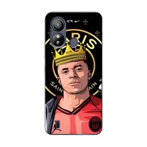 Чехол (TPU) с Футболистом на ZTE Blade L220 (Mbappe King)