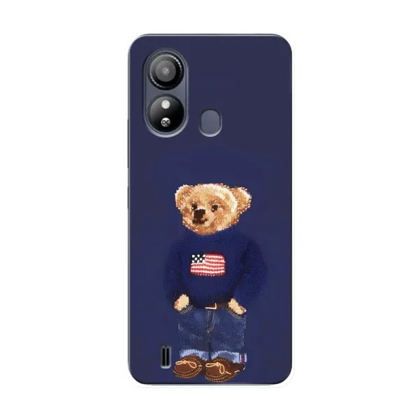 Чехол с рисунком «Мишка USA» для ZTE Blade L220