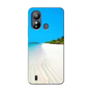 Летний Чехол на ZTE Blade L220 (Море песок)