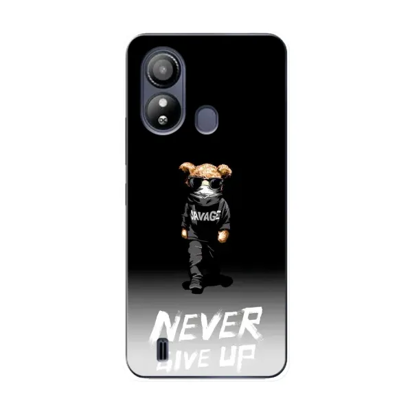 Чехол с рисунком «Never» для ZTE Blade L220