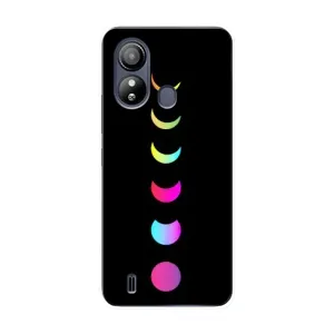 Чехол (ТПУ) с планетами на ZTE Blade L220 (Полнолуние)