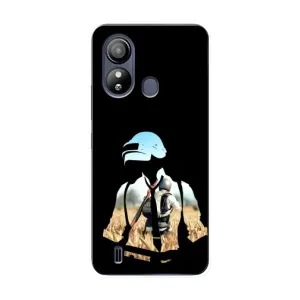 Силиконовый чехол с картинкой "Герой Pubg" на ZTE Blade L220 (Пубг мен)