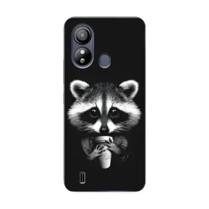 Силиконовый Чехол с Енотами на ZTE Blade L220 (С кофем)