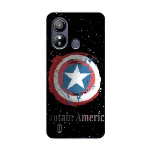 Чехол с Щитом Капитана Америки на ZTE Blade L220 (Щит Капитана)