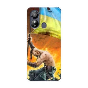 Чехол с картинкой (Патриотический КОЗАК) на ZTE Blade L220 (Сильный Козак)