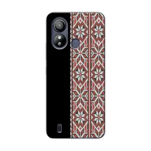 Силиконовый Чехол на ZTE Blade L220 с картинкой Вышиванки (Стильная вишиванка)