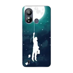 Чехол (ТПУ) с планетами на ZTE Blade L220 (To The moon)