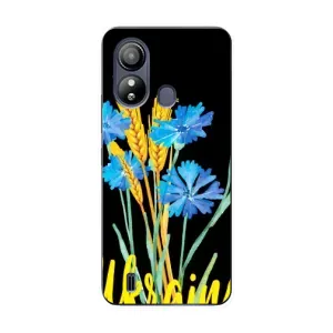 Чохол на ZTE Blade L220 (Український дизайн) (Україна в квітах)