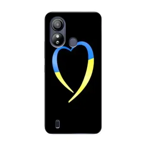 Силиконовый Чехол на ZTE Blade L220 (Я-Украина) (Украинское сердце)