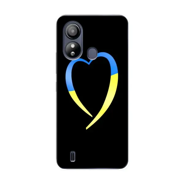 Чехол с рисунком «Украинское сердце» для ZTE Blade L220 Чехол с рисунком «Украинское сердце» для ZTE Blade L220