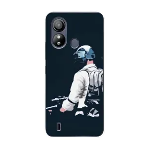 Силиконовый чехол с картинкой "Герой Pubg" на ZTE Blade L220 (В экиперовке)