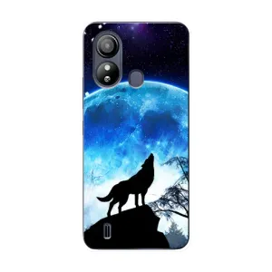 Чехол с Волком на ZTE Blade L220 (Воет на луну)