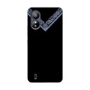 Силиконовый Чехол на ZTE Blade L220 (Воротник вышиванки)