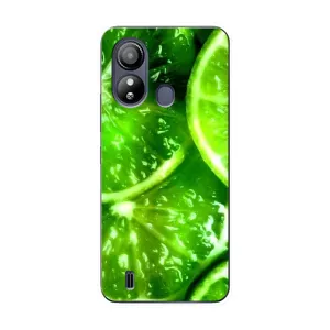 Чехол с изображением вкусной еды для ZTE Blade L220 (Яркий ЛАЙМ)