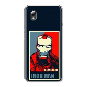 Чехол Супергерой Железный человек на ZTE Blade L8 (Art Iron man)