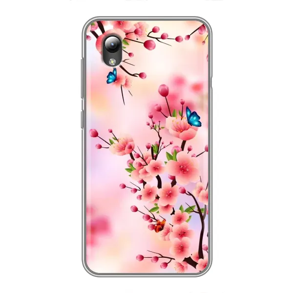 Чехол с рисунком «Бабочки на сакуре» для ZTE Blade L8 Чехол с рисунком «Бабочки на сакуре» для ZTE Blade L8