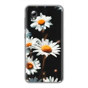Чехол с ромашками на ZTE Blade L8 (Белые ромашки)