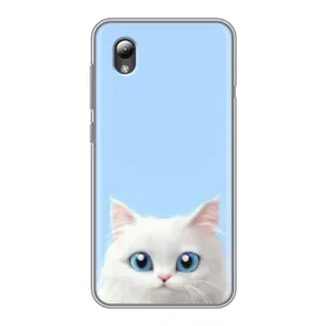 Чехол на тематику: Коты для ZTE Blade L8 (Белый кот)