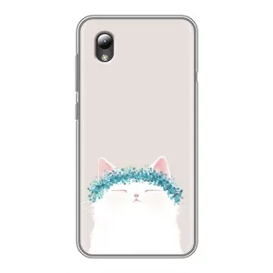 Чехол на тематику: Коты для ZTE Blade L8 (Белый котик)