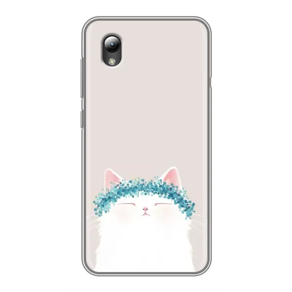 Чехол с рисунком «Белый котик» для ZTE Blade L8 Чехол с рисунком «Белый котик» для ZTE Blade L8