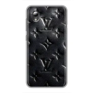 Текстурный Чехол Louis Vuitton для ЗТЕ Блейд Л8 (Черный ЛВ)