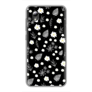 Чехлы с тематикой "ЦВЕТЫ" на ZTE Blade L8 (цветение на чорном)
