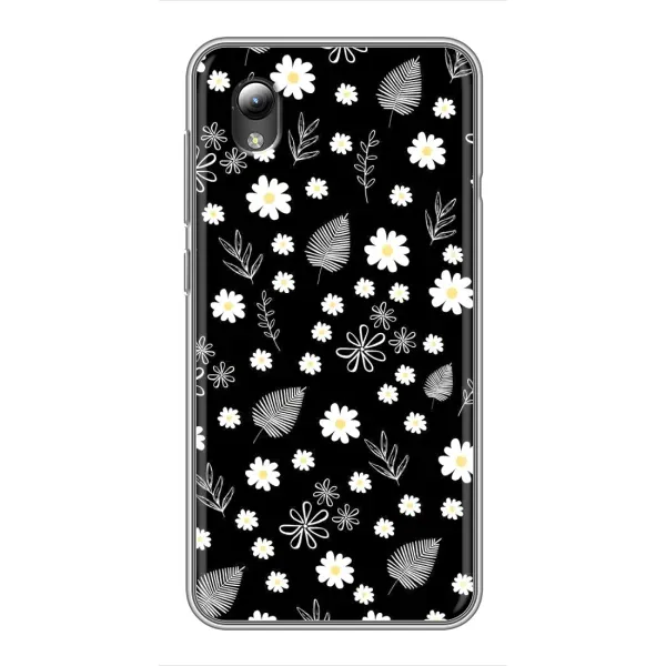 Чехол с рисунком «цветение на чорном» для ZTE Blade L8 Чехол с рисунком «цветение на чорном» для ZTE Blade L8