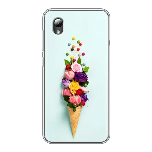 Чехол с рисунком «Цветок-мороженное» для ZTE Blade L8 Чехол с рисунком «Цветок-мороженное» для ZTE Blade L8