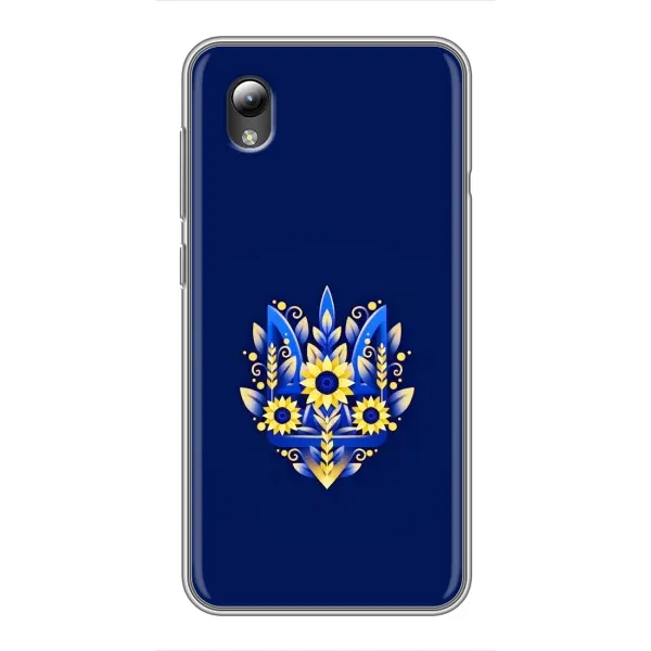 Чехол с рисунком «Цветущий Герб» для ZTE Blade L8