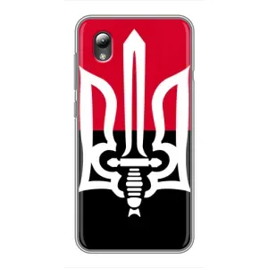 Чехлы УПА (Красно-Чёрный) на ZTE Blade L8 (Герб Украины)