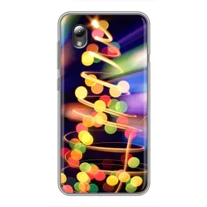 Чехол Новогодняя Елка на ZTE Blade L8 (Гирлянды)