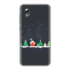 Силиконовый бампер на рождество для ZTE Blade L8 (Город зимний)