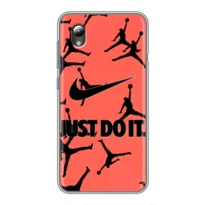 Силиконовый Чехол Nike Air Jordan на ЗТЕ Блейд Л8 (Just Do It)