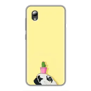 Бампер для ZTE Blade L8 з картинкою "Песики" (Кактус на голові)