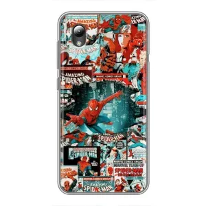 Чехол Супергерой Человека Паука на ZTE Blade L8 (Комиксы Человек Паук)