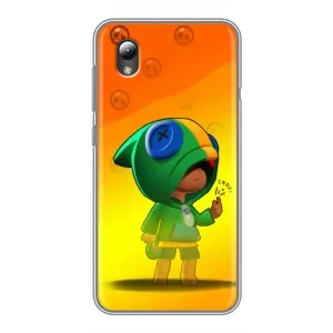 Чехол Бравл Старс для ZTE Blade L8 (LEON в кофте)