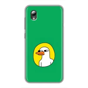 Бампер с принтом Мемы для ZTE Blade L8 (Мем Утка)