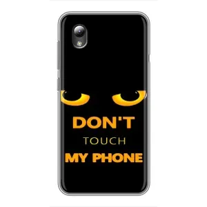 Чехол с Прикольным принтом на ZTE Blade L8 (Не трогай мой телефон)