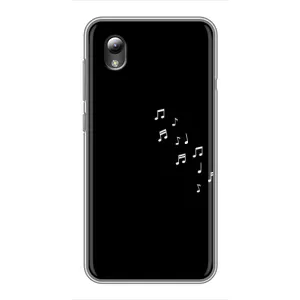Чохол з картинками на чорному фоні для ZTE Blade L8 (Ноти)