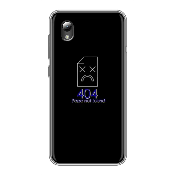 Чехол с рисунком «Ошибка 404» для ZTE Blade L8 Чехол с рисунком «Ошибка 404» для ZTE Blade L8