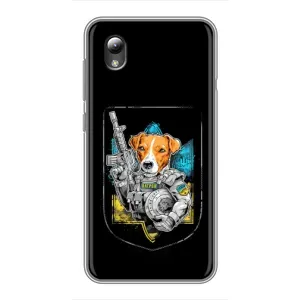 Чехол с принтом для ZTE Blade L8 (Патрон Воин)